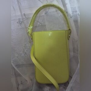 Shoe Dazzle Lime Crossbody Bag